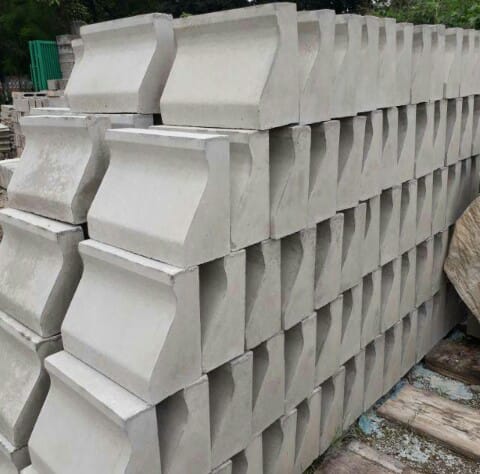 Detail bentuk dan finishing kanstin beton precast